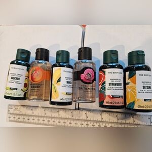 The Body Shop Avocado, Mango, Rose, Strawberry, Satsuma Gels